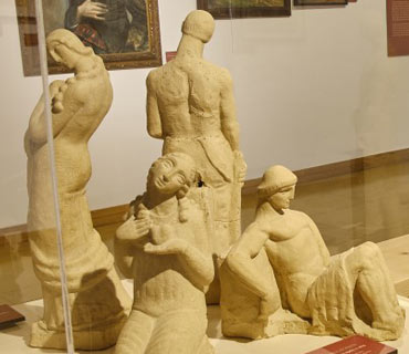 Motlles d'escultura de terra cru, Fidel Aguilar, 1917 (Jordi Grasiot)